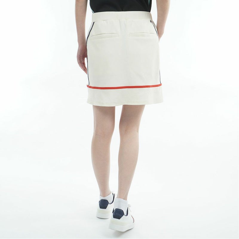 トミー ヒルフィガー ゴルフ TOMMY HILFIGER GOLF レディース ストレッチコードピケ スカート THLA632 オフホワイト