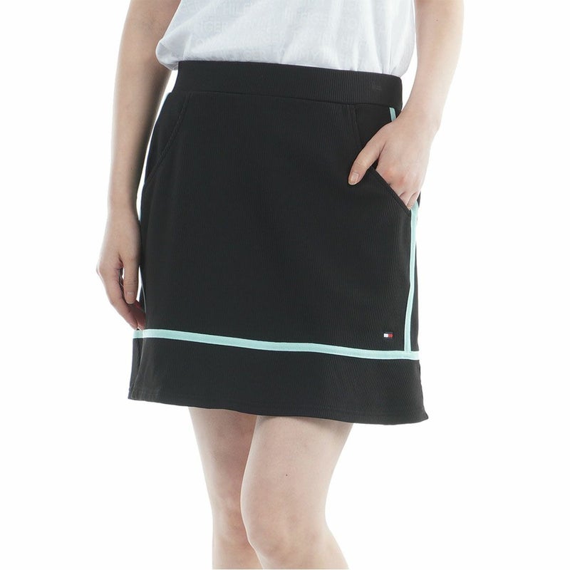 トミー ヒルフィガー ゴルフ TOMMY HILFIGER GOLF レディース ストレッチコードピケ スカート THLA632 ブラック