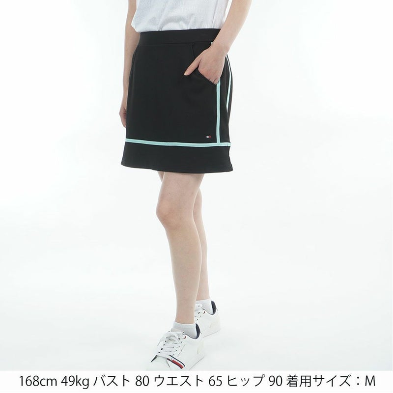 トミー ヒルフィガー ゴルフ TOMMY HILFIGER GOLF レディース ストレッチコードピケ スカート THLA632 ブラック