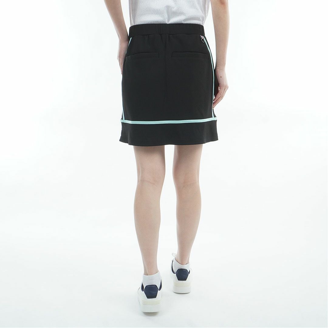 トミー ヒルフィガー ゴルフ TOMMY HILFIGER GOLF レディース ストレッチコードピケ スカート THLA632 ブラック