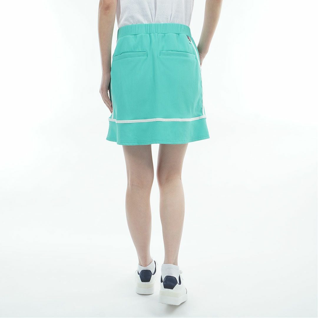 トミー ヒルフィガー ゴルフ TOMMY HILFIGER GOLF レディース ストレッチコードピケ スカート THLA632 ブルーグリーン