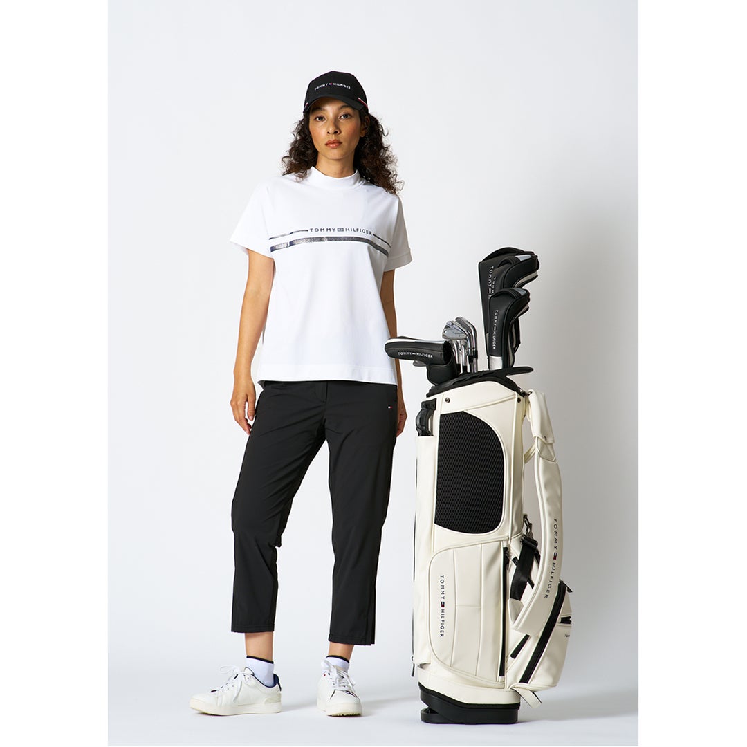 TommyHilfigerGolf トミーヒルフィガーゴルフ レディース 七分丈パンツ BLACK 