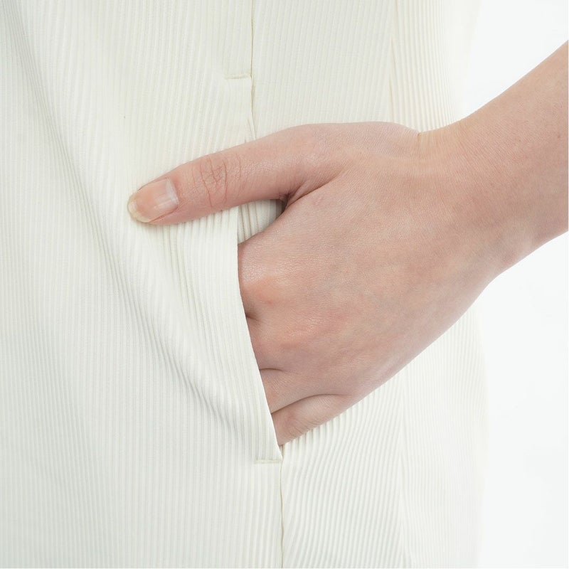 Tommy Hilfiger Golf トミーヒルフィガーゴルフ レディース ゴルフウェア 半袖 ワンピース オフホワイト 詳細6