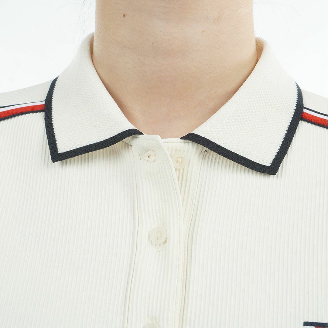 Tommy Hilfiger Golf トミーヒルフィガーゴルフ レディース ゴルフウェア 半袖 ワンピース オフホワイト 詳細7