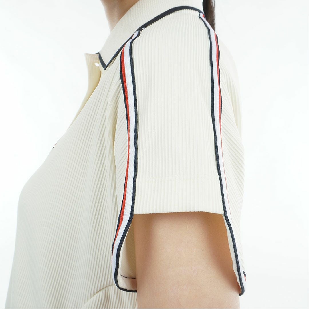 Tommy Hilfiger Golf トミーヒルフィガーゴルフ レディース ゴルフウェア 半袖 ワンピース オフホワイト 詳細8
