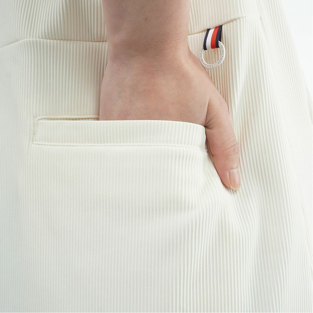 Tommy Hilfiger Golf トミーヒルフィガーゴルフ レディース ゴルフウェア 半袖 ワンピース オフホワイト 詳細9