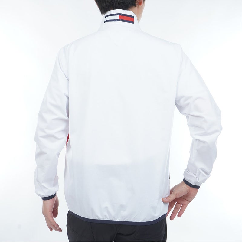 トミーヒルフィガーゴルフ Tommy Hilfiger Golf メンズ ウィンドジャケット THMA601 ホワイト 詳細2