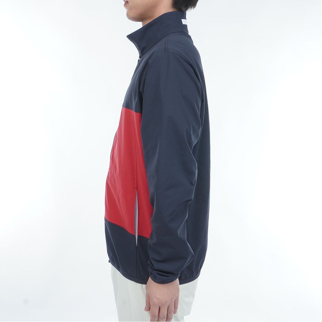 トミーヒルフィガーゴルフ Tommy Hilfiger Golf メンズ ウィンドジャケット THMA601 ネイビー 詳細2
