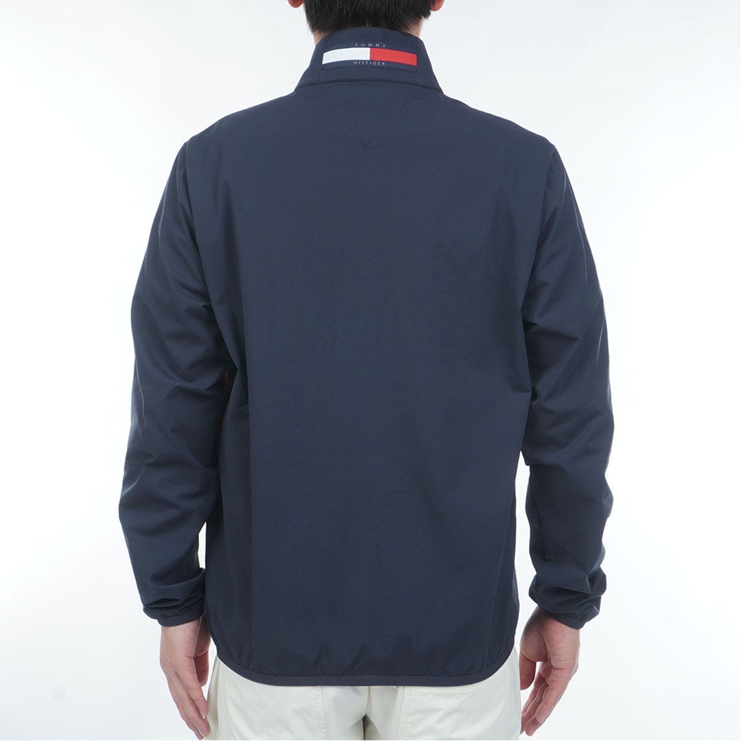 トミーヒルフィガーゴルフ Tommy Hilfiger Golf メンズ ウィンドジャケット THMA601 ネイビー 詳細3