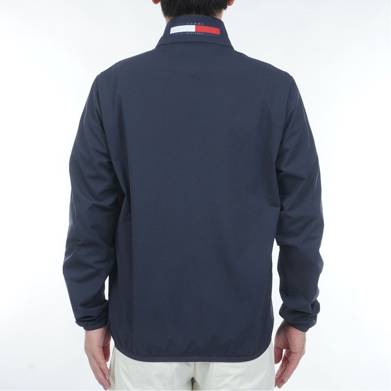 トミーヒルフィガーゴルフ Tommy Hilfiger Golf メンズ ウィンドジャケット THMA601 ネイビー 詳細3