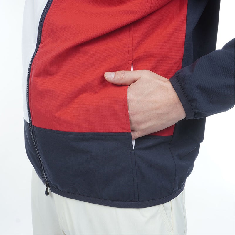 トミーヒルフィガーゴルフ Tommy Hilfiger Golf メンズ ウィンドジャケット THMA601 ネイビー 詳細5