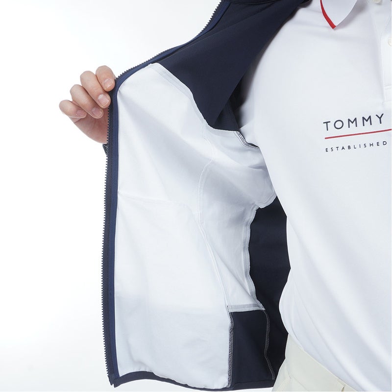 トミーヒルフィガーゴルフ Tommy Hilfiger Golf メンズ ウィンドジャケット THMA601 ネイビー 詳細10