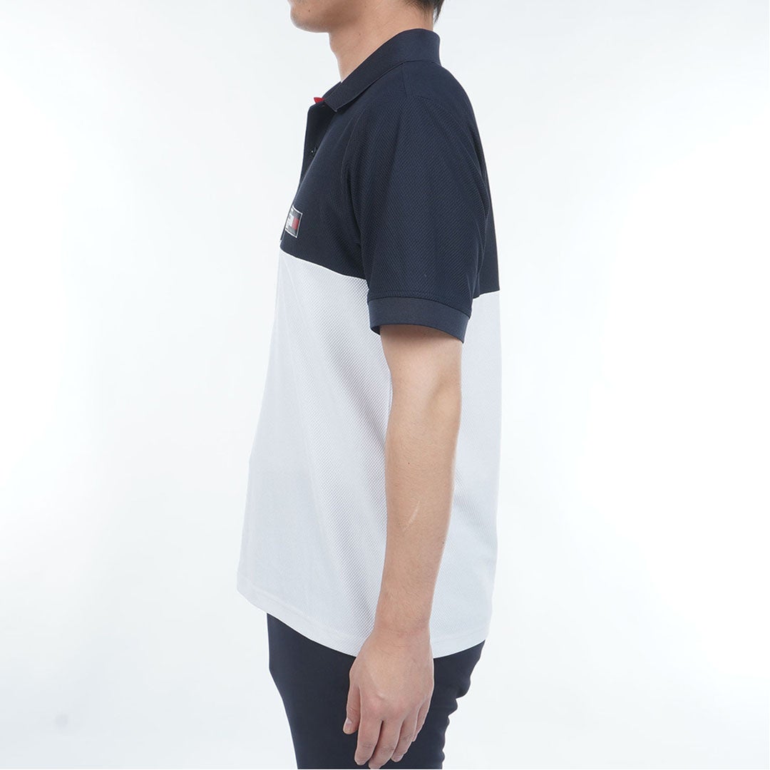 TommyHilfigerGolf トミー ヒルフィガー メンズ 半袖ポロシャツ ネイビー 詳細2