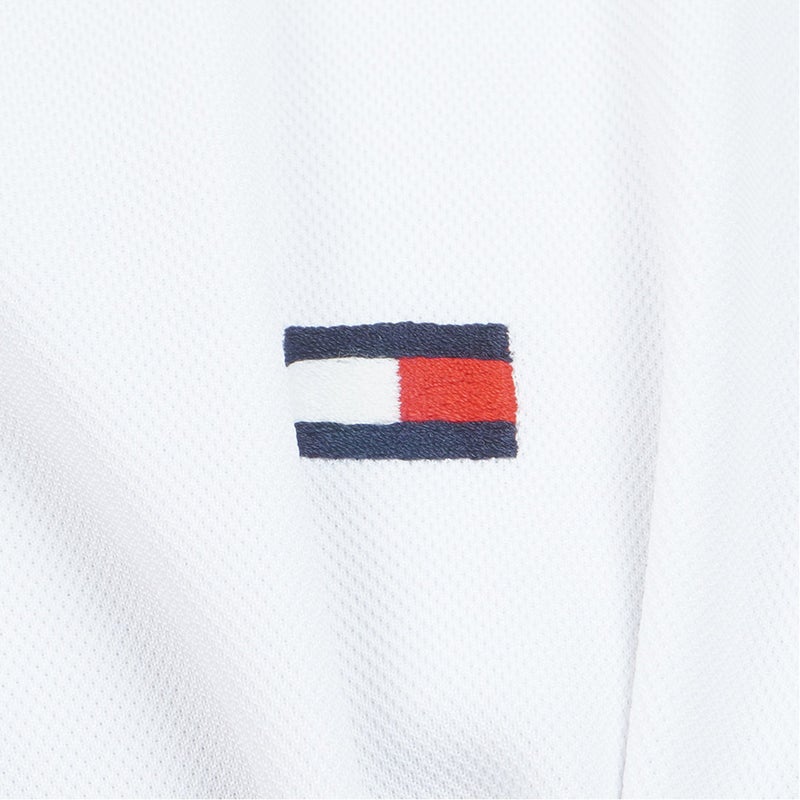 トミー ヒルフィガー ゴルフ TOMMY HILFIGER GOLF メンズ ハイブリッド 半袖モックシャツ THMA605 ホワイト