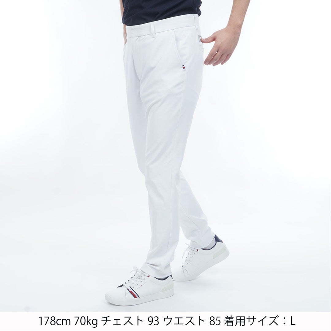 トミー ヒルフィガー ゴルフ TOMMY HILFIGER GOLF メンズ ヒ-トブロッカー テーパードパンツ THMA606 ホワイト