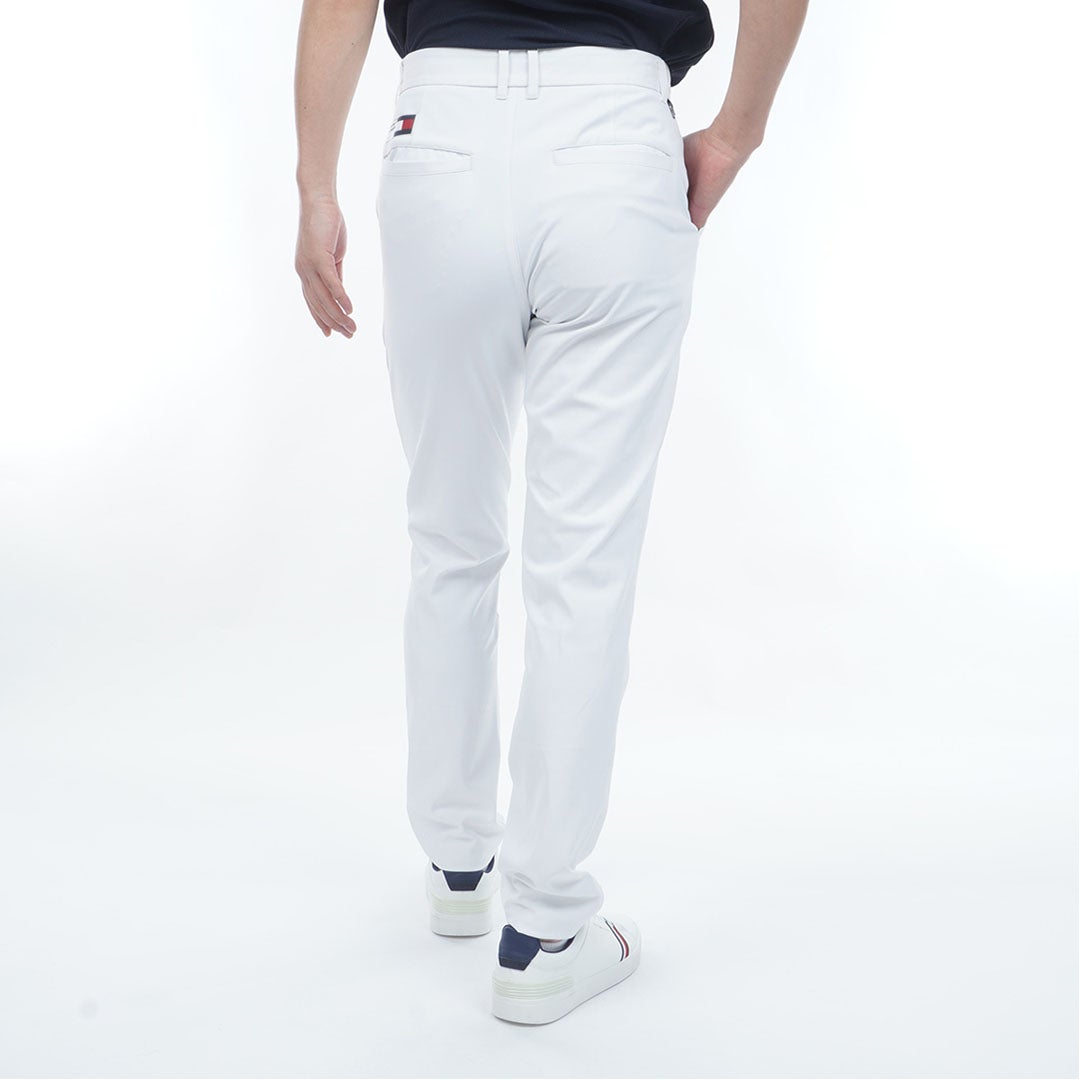 トミー ヒルフィガー ゴルフ TOMMY HILFIGER GOLF メンズ ヒ-トブロッカー テーパードパンツ THMA606 ホワイト