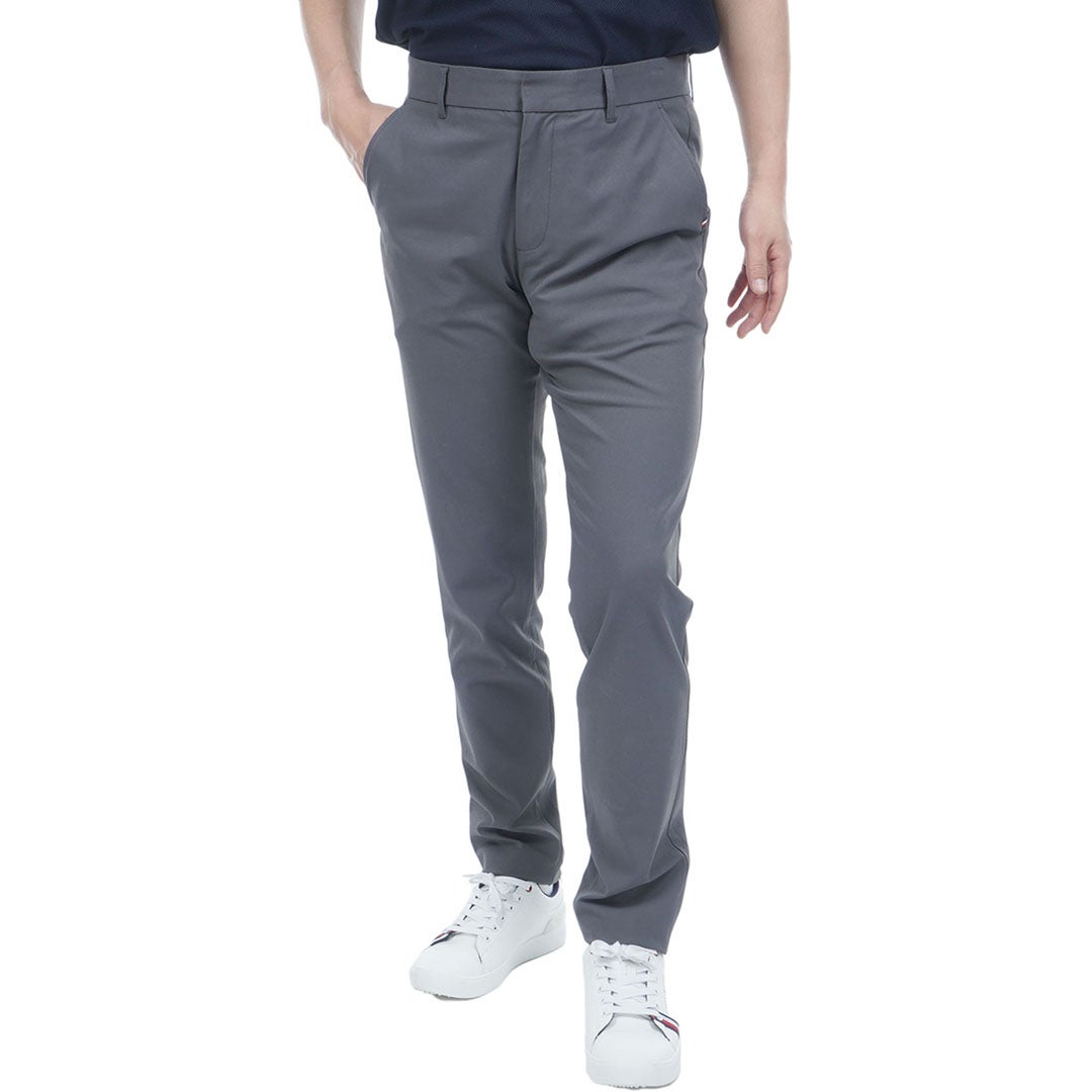 トミー ヒルフィガー ゴルフ TOMMY HILFIGER GOLF メンズ ヒ-トブロッカー テーパードパンツ THMA606 チャコールグレー