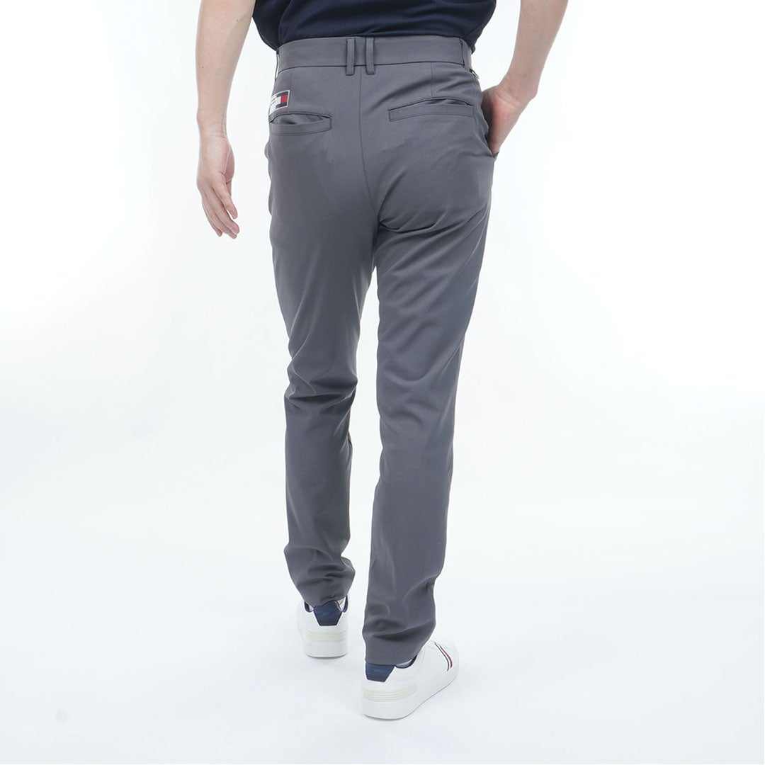 トミー ヒルフィガー ゴルフ TOMMY HILFIGER GOLF メンズ ヒ-トブロッカー テーパードパンツ THMA606 チャコールグレー