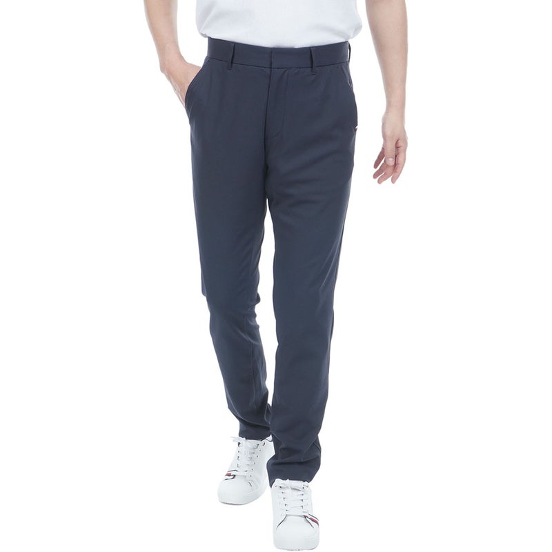 トミー ヒルフィガー ゴルフ TOMMY HILFIGER GOLF メンズ ヒ-トブロッカー テーパードパンツ THMA606 ネイビー