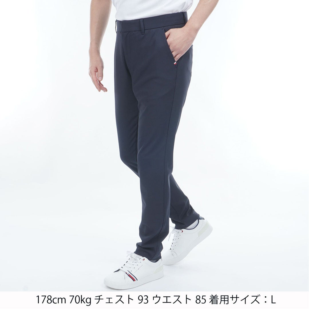 トミーヒルフィガー ゴルフパンツ ネイビー LL トミー ヒルフィガー ゴルフ]メンズ メッシュ ベーシックテーパード