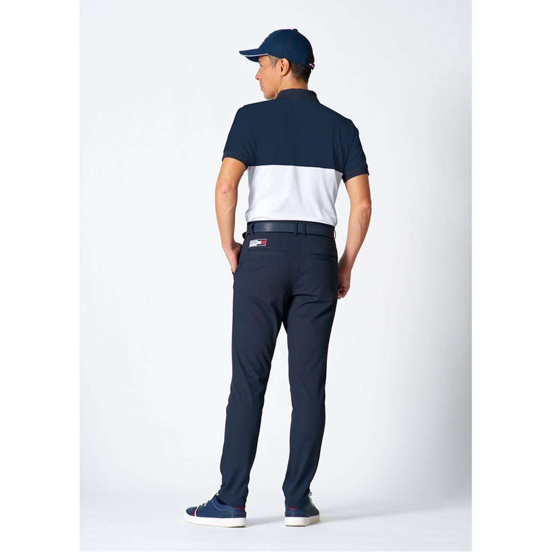 トミー ヒルフィガー ゴルフ TOMMY HILFIGER GOLF メンズ ヒ-トブロッカー テーパードパンツ THMA606 ネイビー