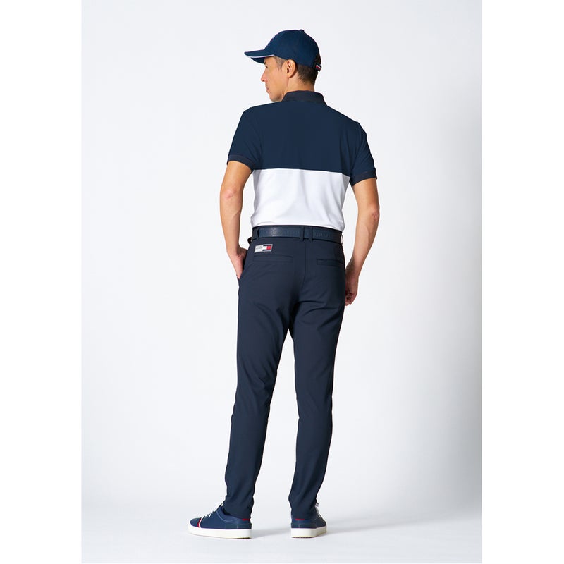 トミー ヒルフィガー ゴルフ TOMMY HILFIGER GOLF メンズ ヒ-トブロッカー テーパードパンツ THMA606 ネイビー