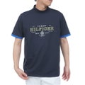TommyHilfigerGolf トミー ヒルフィガー メンズ ゴルフウェア 半袖モックネックシャツ THMA609 ネイビー