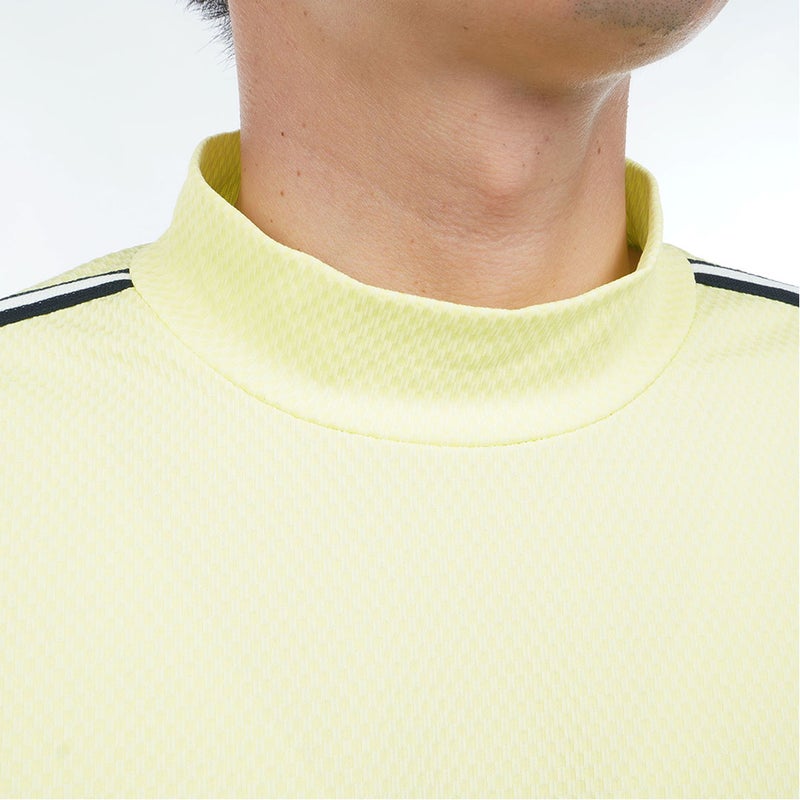 TommyHilfigerGolf トミー ヒルフィガー メンズ ゴルフウェア 半袖モックネックシャツ THMA609 ライムグリーン 詳細7