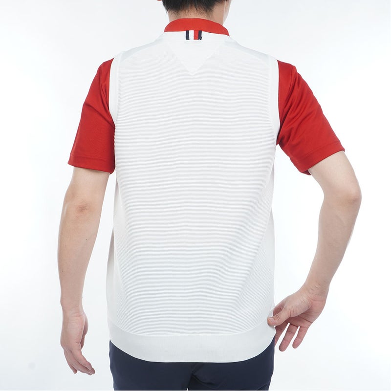 TommyHilfigerGolf トミー ヒルフィガー メンズ ゴルフウェア ベスト THMA611 ホワイト 詳細2