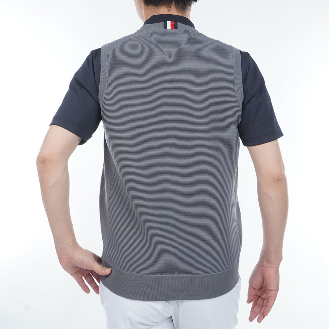 TommyHilfigerGolf トミー ヒルフィガー メンズ ゴルフウェア ベスト THMA611 グレー 詳細2