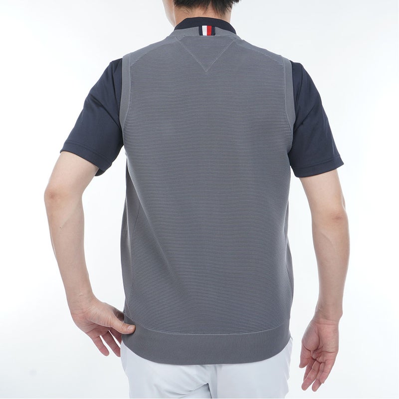 TommyHilfigerGolf トミー ヒルフィガー メンズ ゴルフウェア ベスト THMA611 グレー 詳細2