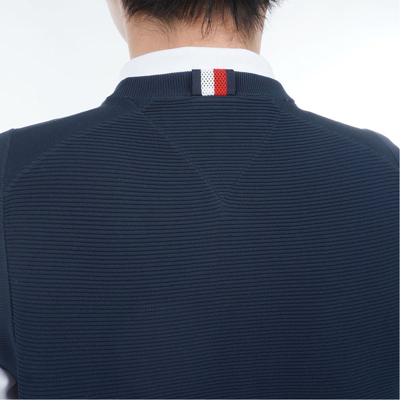 TommyHilfigerGolf トミー ヒルフィガー メンズ ゴルフウェア ベスト THMA611ネイビー  詳細5