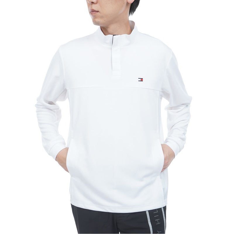 TommyHilfigerGolf トミー ヒルフィガー メンズ ゴルフウェア 長袖シャツ THMA612 ホワイト