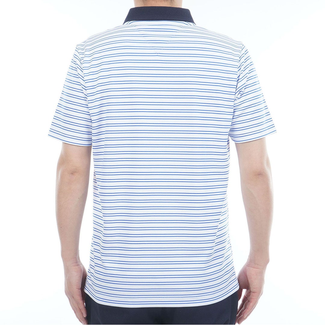 TommyHilfigerGolf トミー ヒルフィガー メンズ ゴルフウェア 半袖ポロシャツ THMA613 ブルー 詳細3