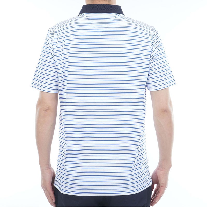 TommyHilfigerGolf トミー ヒルフィガー メンズ ゴルフウェア 半袖ポロシャツ THMA613 ブルー 詳細3