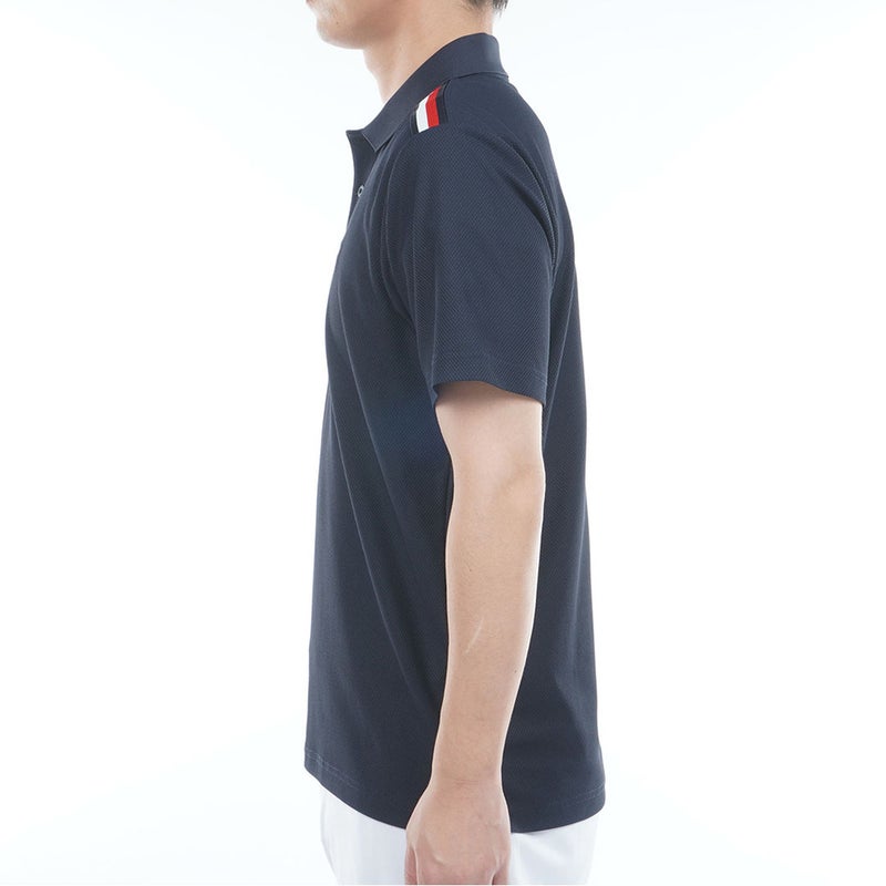 TommyHilfigerGolf トミー ヒルフィガー メンズ ゴルフウェア 半袖ポロシャツ THMA614 ネイビー 詳細2