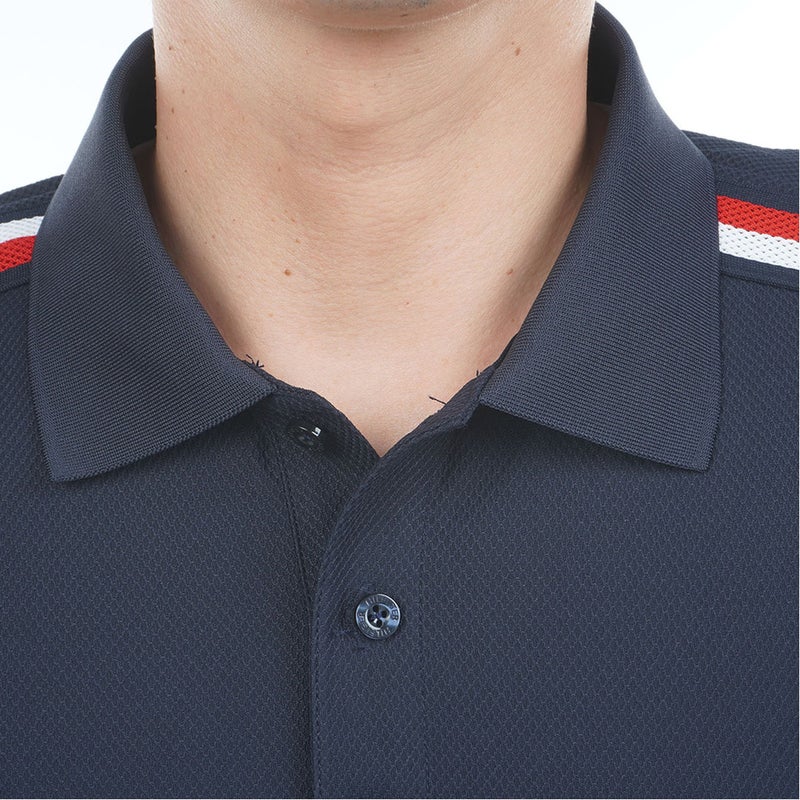 TommyHilfigerGolf トミー ヒルフィガー メンズ ゴルフウェア 半袖ポロシャツ THMA614 ネイビー 詳細6