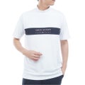 TommyHilfigerGolf トミー ヒルフィガー メンズ ゴルフウェア 半袖 モックネックシャツ THMA615 ホワイト