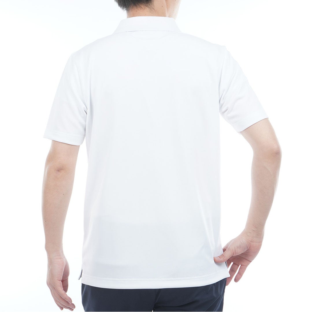 トミー ヒルフィガー ゴルフ TOMMY HILFIGER GOLF メンズ ベーシックフラッグ ポロシャツ THMA616 ホワイト