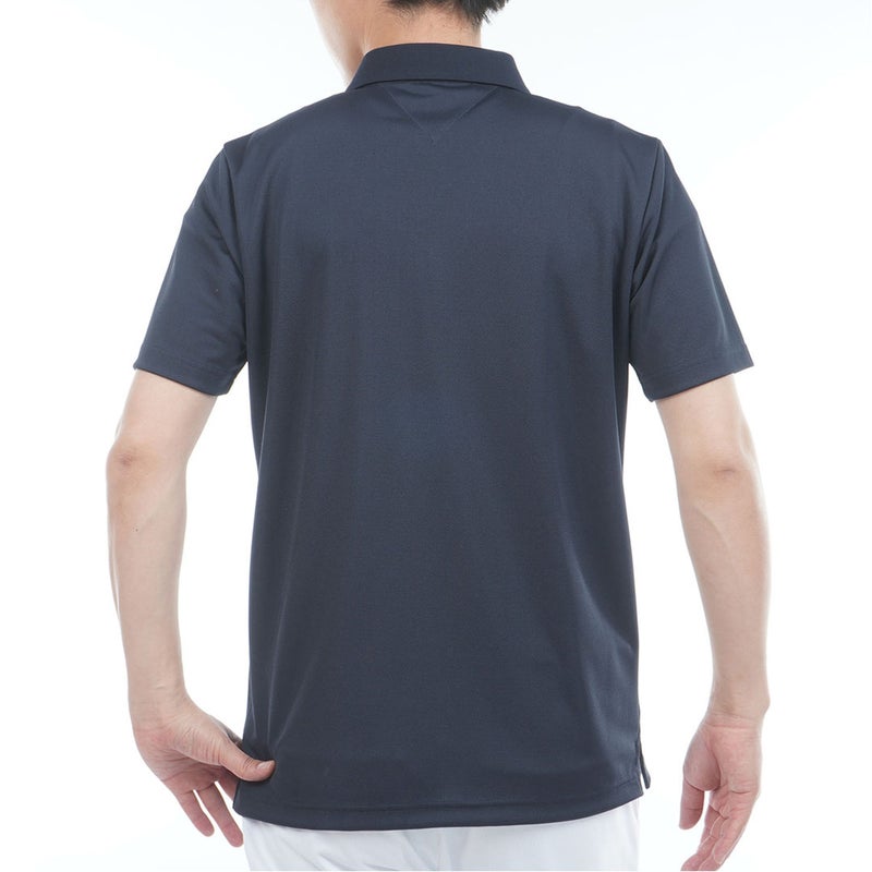 トミー ヒルフィガー ゴルフ TOMMY HILFIGER GOLF メンズ ベーシックフラッグ ポロシャツ THMA616 ネイビー