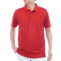 トミー ヒルフィガー ゴルフ TOMMY HILFIGER GOLF メンズ ベーシックフラッグ ポロシャツ THMA616 レッド