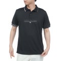 トミー ヒルフィガー ゴルフ TOMMY HILFIGER GOLF メンズ フロントロゴ 半袖ポロシャツ THMA617 ブラック