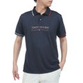 トミー ヒルフィガー ゴルフ TOMMY HILFIGER GOLF メンズ フロントロゴ 半袖ポロシャツ THMA617 ネイビー