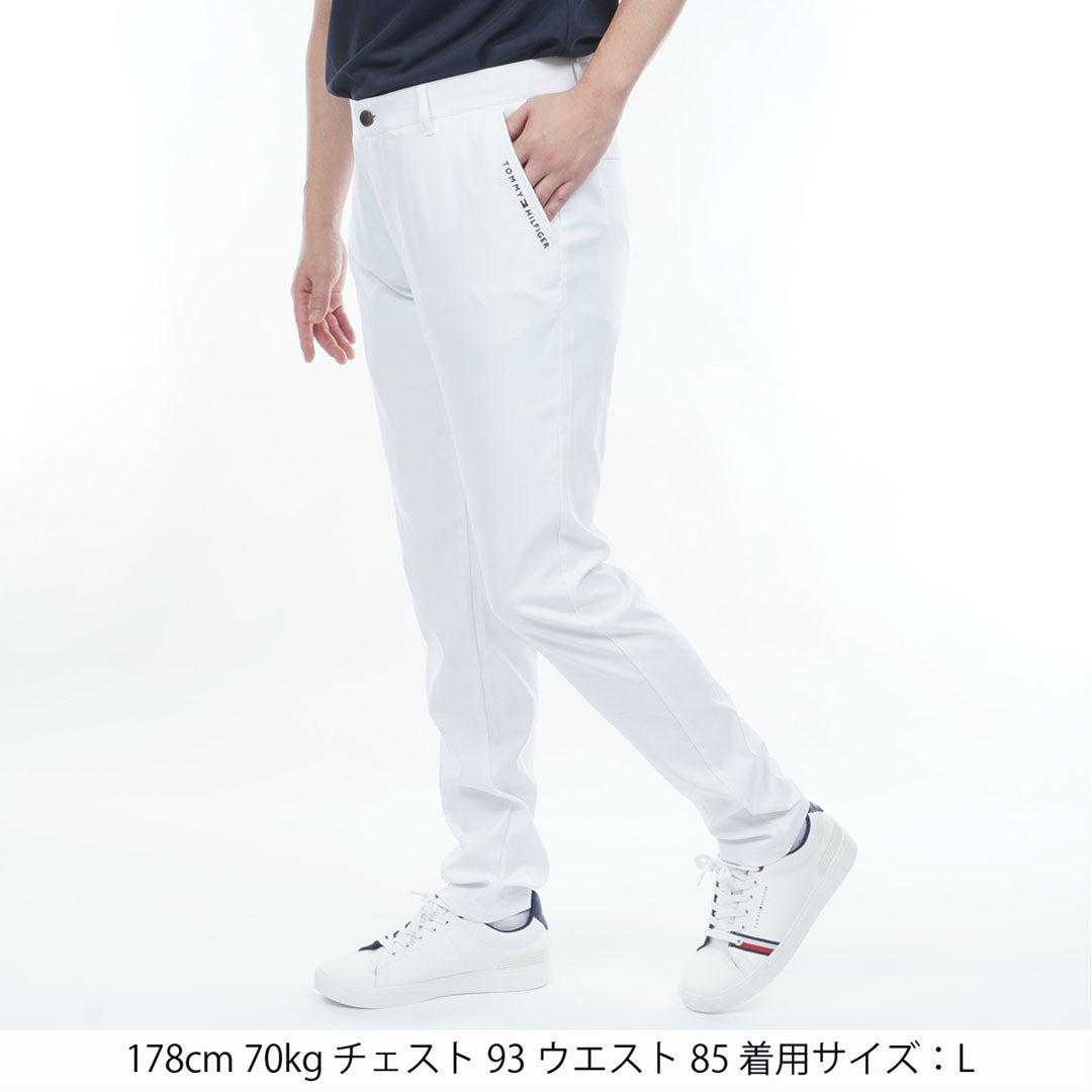 TommyHilfigerGolf トミー ヒルフィガー メンズ ゴルフウェア パンツ THMA619 ホワイト 詳細1