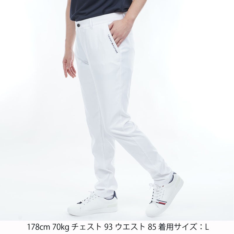 TommyHilfigerGolf トミー ヒルフィガー メンズ ゴルフウェア パンツ THMA619 ホワイト 詳細1