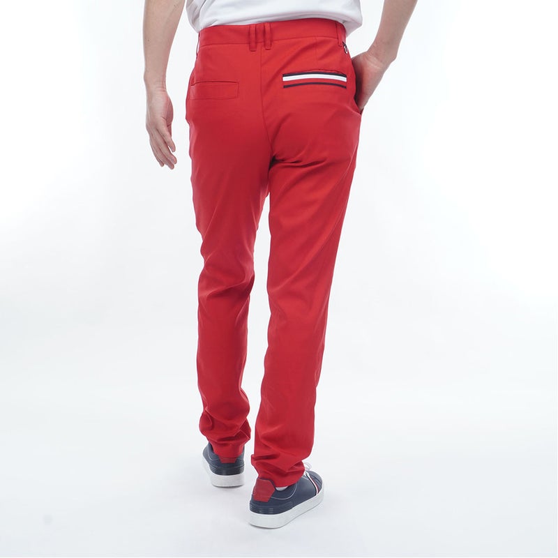 TommyHilfigerGolf トミー ヒルフィガー メンズ ゴルフウェア パンツ THMA619 レッド 詳細2