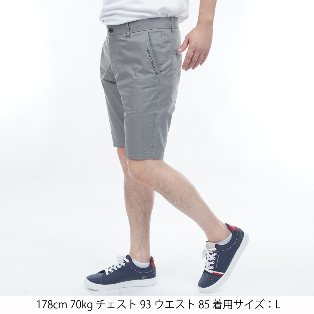 TommyHilfigerGolf トミー ヒルフィガー メンズ ゴルフウェア ショートパンツ THMA620 グレー 詳細1