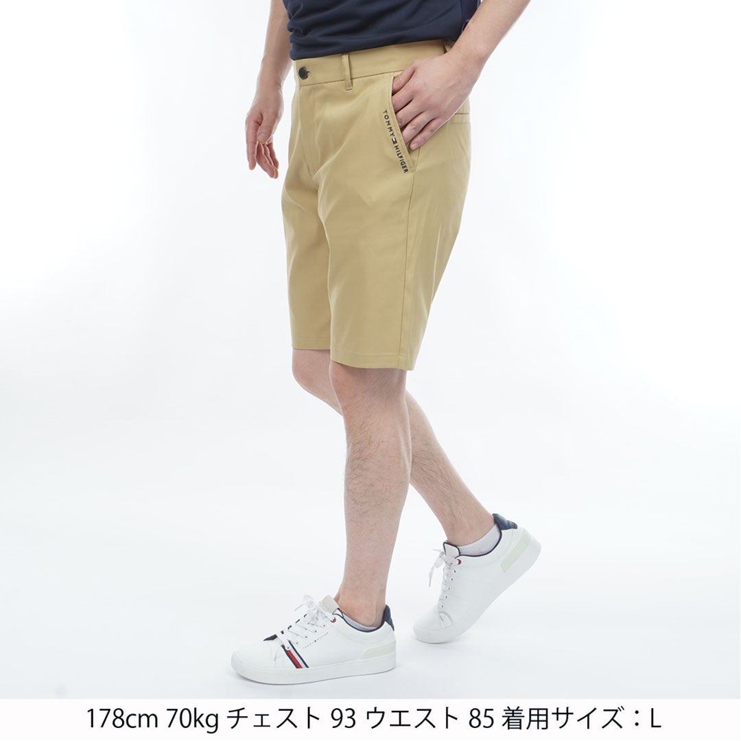 TommyHilfigerGolf トミー ヒルフィガー メンズ ゴルフウェア ショートパンツ THMA620 サンドベージュ 詳細1