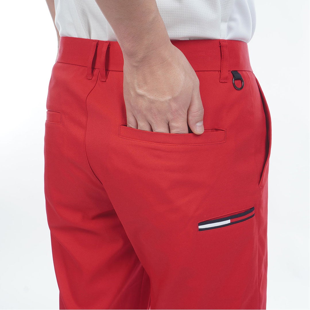 TommyHilfigerGolf トミー ヒルフィガー メンズ ゴルフウェア ショートパンツ THMA620 レッド 詳細6