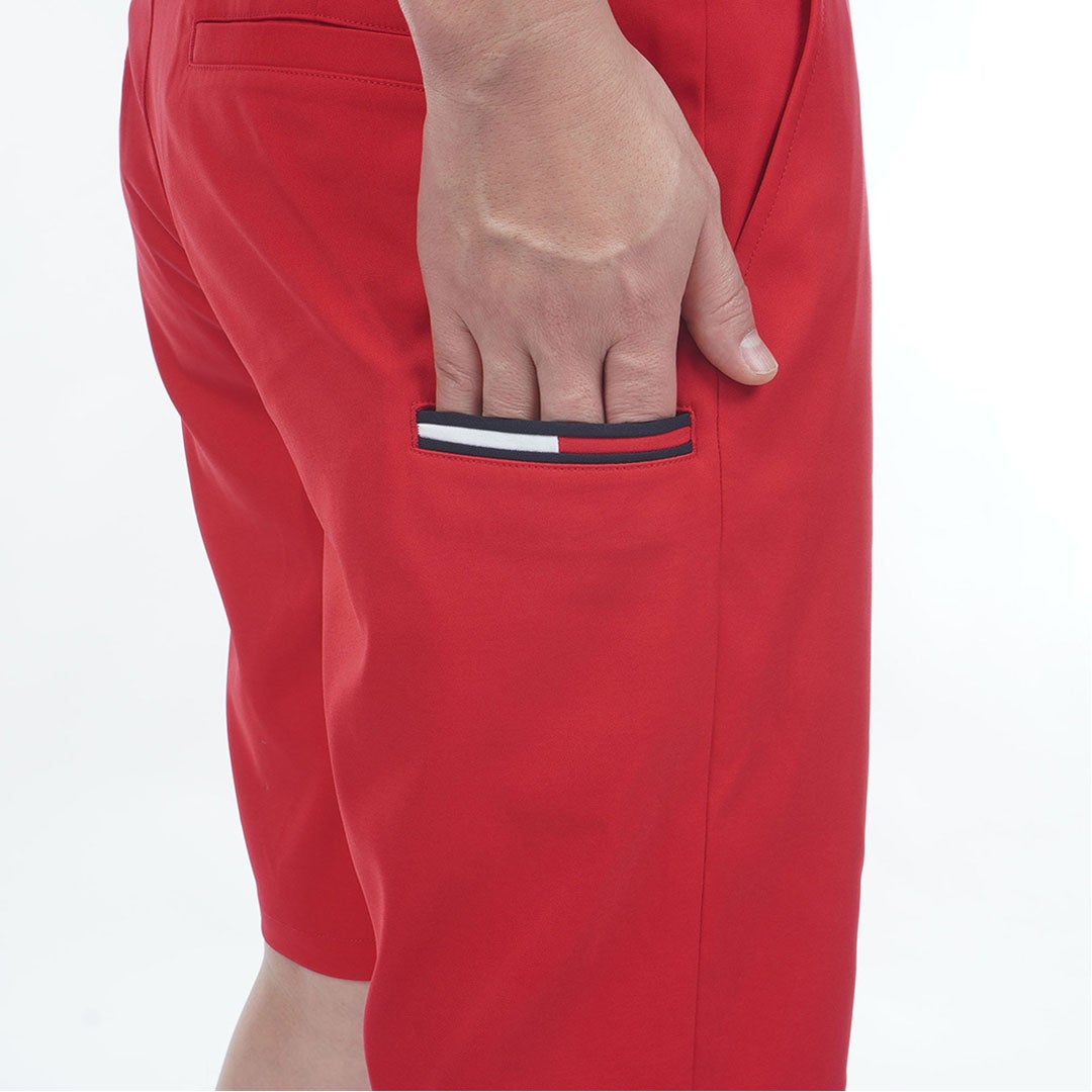 TommyHilfigerGolf トミー ヒルフィガー メンズ ゴルフウェア ショートパンツ THMA620 レッド 詳細7